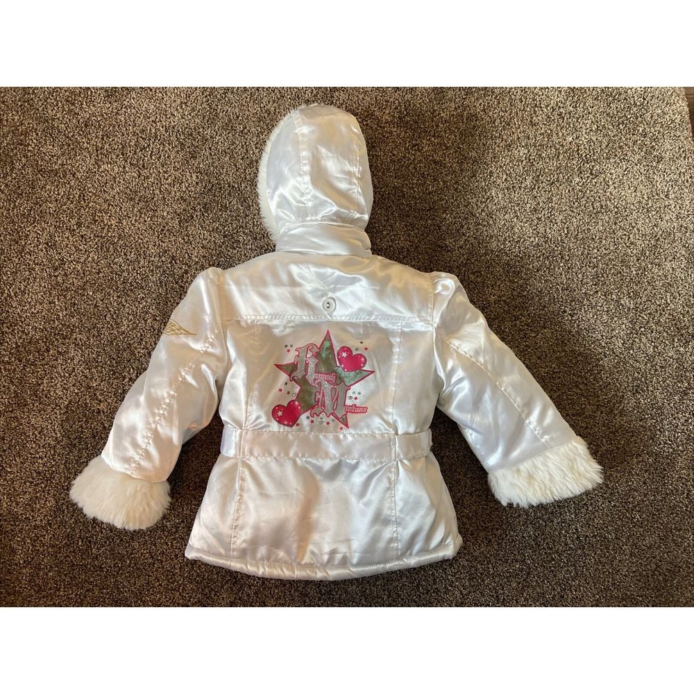 Vintage Little Girl’s DISNEY “Hannah Montana” Winter Hooded Parka Jacket SIZE 6X